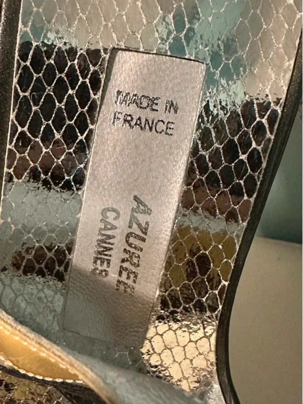 Vintage Azurée Cannes Strappy, High-Vamp Sandals France 6